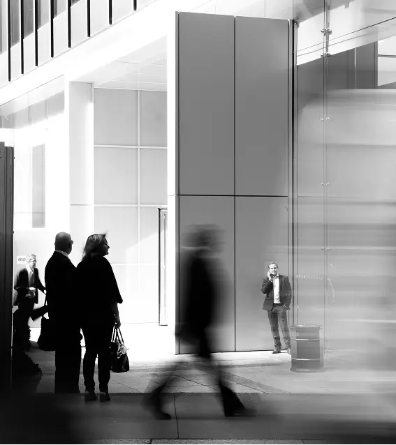 ciudad blanco y negro